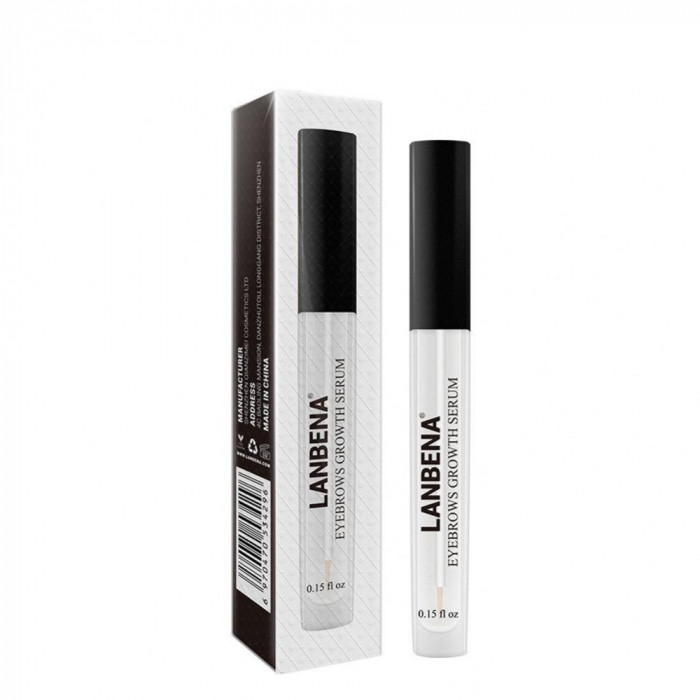 Ser Stimulator Sprancene, Lanbena, Eyelash, pentru Cresterea si Indesirea Sprancenelor, 4ml