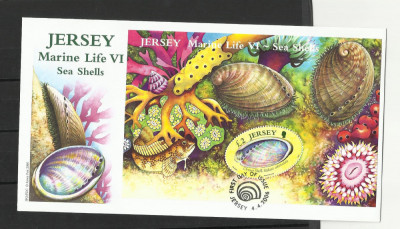 JERSEY 2006 FAUNA MARINA SCOICI FDC foto