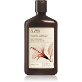 Ahava Mineral Botanic Hibiscus &amp; Fig crema pentru spalare catifelata hibiscus și smochin 500 ml
