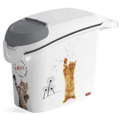 Recipient stocare mancare, pentru animale, model pisica, plastic, 15 L, 51x23x36 cm, Strend Pro&amp;nbsp; foto