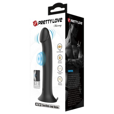 Murray - Vibrator realist, negru, 19 cm foto