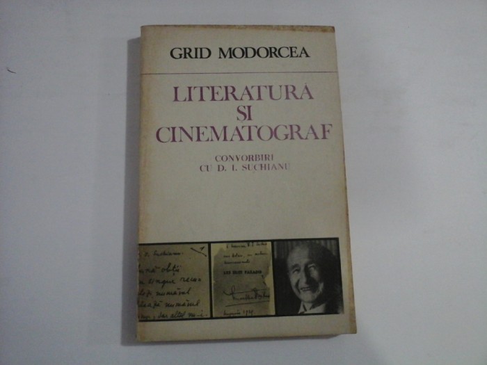 LITERATURA SI CINEMATOGRAF CONVORBIRI cu D. I. SUCHIANU - Grid MODORCEA
