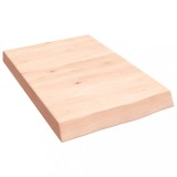Cumpara ieftin Blat de baie, 40x60x(2-6) cm, lemn masiv netratat