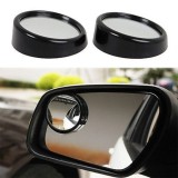 Set 2 oglinzi suplimentare &quot;unghi mort&quot;, rotunde, autoadezive, diametru 53mm, AVEX