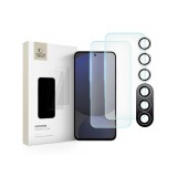 Cumpara ieftin Folie de protectie Ecran si Camera Spate Tech-Protect Supreme pentru Samsung Galaxy S24 FE S721 Sticla Securizata Full Glue 2.5D
