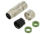 Conector industrial M17 EPIC&reg; POWER F6 3+PE+5 M