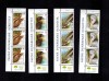 Romania 2010 Fauna Ocrotita Delta Dunarii Strip de 3 Serii Complete MNH LP 1868, Nestampilat