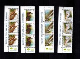 Romania 2010 Fauna Ocrotita Delta Dunarii Strip de 3 Serii Complete MNH LP 1868