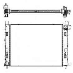 Radiator racire motor Dacia Dokker, Lodgy, Logan Ii, Logan Mcv Ii, Sandero Ii; Renault Captur, Clio Grandtour Iv, Clio Iv