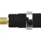 Soclu Banană 2mm 10A Negru Aurit Panou