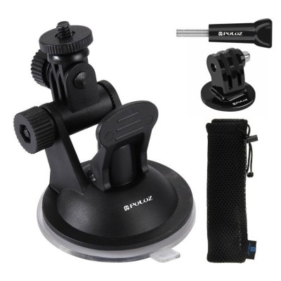 Suport pentru parbrizul mașinii Puluz pentru camere sport(inclusiv Osmo Action 5 Pro, Insta360 X5) foto