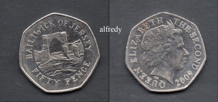 Jersey, 2009 50 pence
