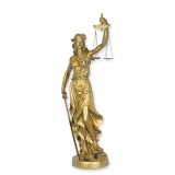 Justitia-statueta din rasini cu finisaj bronz NC-79