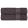 VidaXL Prosoape de duș 2 buc Antracit 70x140 cm 360 g/m&sup2; 100% bumbac 136685