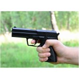 PISTOL AIRSOFT METALIC CALIBRU 6MM,CELEBRUL USP45,SPRING+500 BILE BONUS! NOU.