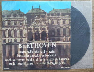 Beethoven, concerto no. 4, Fantasia// disc vinil foto