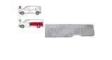 Panou lateral Mercedes Vito/ Viano (W639) 01.2003-10.2010, Vito/ Viano (W639) 10.2010-, stanga, metal; superior part; pana la geam; lung