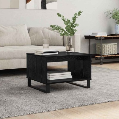 vidaXL Masă de cafea Stejar negru 60 x 50 x 40 cm Lemn compozit 879614 foto