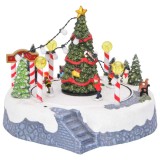 vidaXL Satul de Crăciun Multicolour 22 x 21.5 x 17 cm Plastic