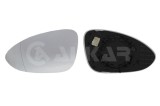 Geam oglinda exterioara cu suport fixare Porsche Panamera (971), 09.2016-, partea Stanga, incalzit; sticla asferica; geam cromat, Aftermarket