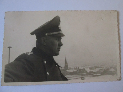 Fotografie colectie Agfa 137 x 87 mm cu ofiter nazist WWII foto