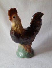 COCOS - bibelou, ceramica veche, lucrata manual, produs romanesc - piesa SUPERBA - arta decorativa