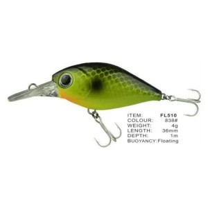 Vobler FL FL510 Floating 36mm 4.0g Depth 1.0m Colour 838 foto