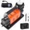 Compresor auto off-road portabil, 10 Bar, 200 l/min, Furtun 8 m, Alimentare borne baterie auto, 334 x 150 x 224 mm