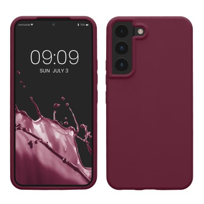 Husa kwmobile pentru Samsung Galaxy S22, Silicon, Violet, 56756.197 foto