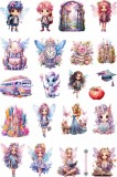 Cumpara ieftin Sticker decorativ, Zane, Roz, 90 cm, 8393ST, Oem