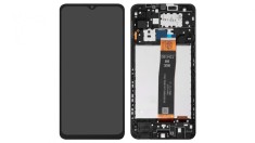 Display Samsung Galaxy A12 A127 Nacho Cu Rama Negru