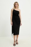 Answear Lab rochie culoarea negru, midi, mulată