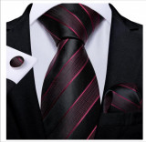 Set cravata + batista + butoni - matase - model 145