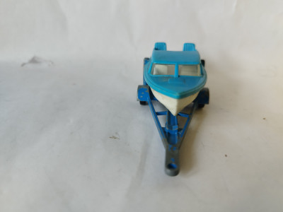 bnk jc Matchbox 9d Boat and Trailer foto