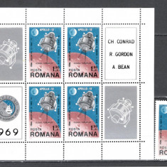 Romania.1969 Posta aeriana-Apollo 12 ZR.334
