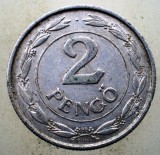 1.558 UNGARIA WWII 2 PENGO 1941, Europa, Aluminiu