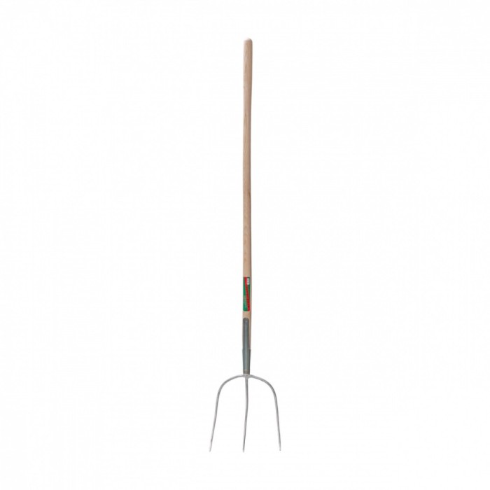 Furcă pentru f&acirc;n, cu 3 coarne, 30 &times; 30&nbsp;cm, cu coadă