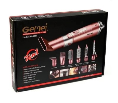 Gemei GM-4831 - un stilizator universal puternic, cu multiple funcții pentru a crea diferite coafuri. foto
