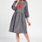Rochie Medie Dama, Casual, Gri V307 - XL