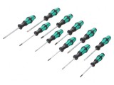 Set Șurubelnițe Phillips, Pozidriv, Plată, Torx Kraftform-300, Wera