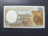 STATELE AFRICII CENTRALE CONGO 500 FRANCI 2000 UNC