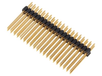 Conector şir pini tată 2x20 aurit foto
