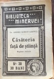 Casatoria fata de stiinta - Dr. Andrei Iliescu Lespezi