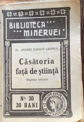 Casatoria fata de stiinta - Dr. Andrei Iliescu Lespezi foto