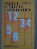 TABELE SI FORMULE MATEMATICE-E. ROGAI-226553