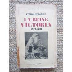 LA REINE VICTORIA - LYTTON STRACHEY - PARIS 1937