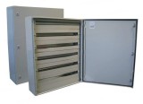 Tablou electric 1000x800x250mm 222 module cofret dulap cabinet metalic modular 6 randuri x 37 module IP66 aparent cu plastroane sina DIN pentru montaj, Omu System