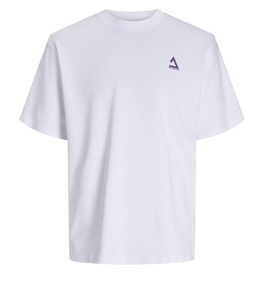 Tricou cu maneca scurta pentru barbati JACK JONES Jcotriangle Summer Tee SS, alb, L - OUTLET foto