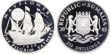 D2 250 Shillings Mayflower - Pilgrim Fathers / Argint .925 /20.07 g / 5000 buc /PROOF
