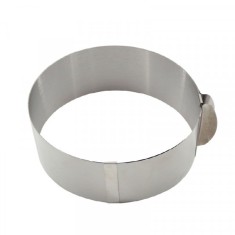 Forma Rotunda de Copt sau Mousse, Inel Reglabil INOX inalt 8cm 16-30cm foto